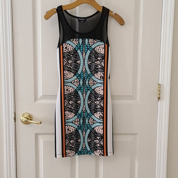 bebe Dresses & Skirts - BEBE MULTI COLOR DRESS